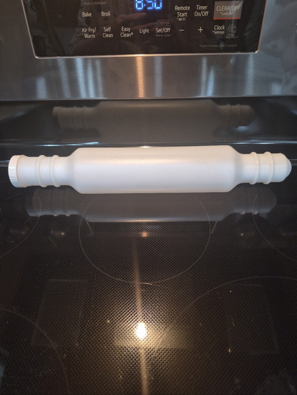 Vintage Tupperware Fill-N-Chill Rolling Pin 15.5” Pastry Dough Roller